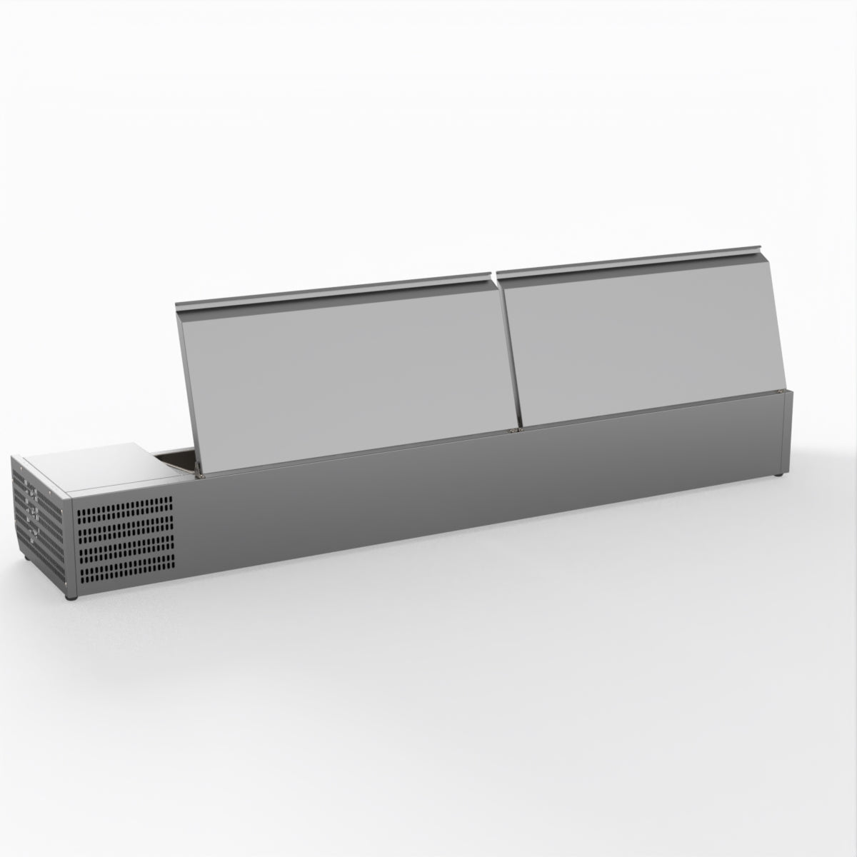 FED-X Salad Bench With Stainless Steel Lids XVRX2000/380S