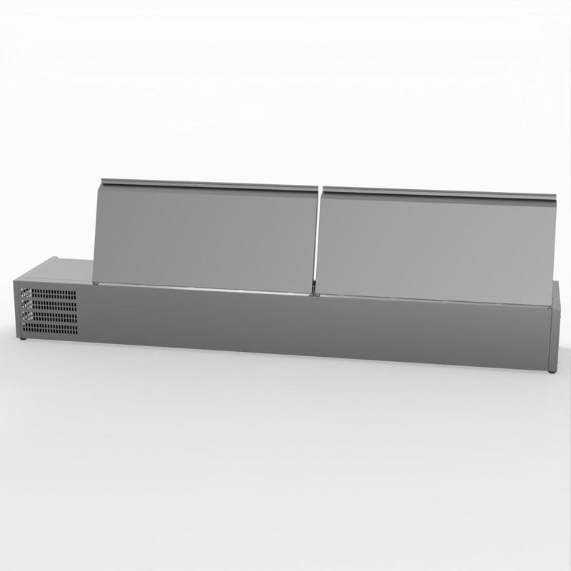 FED-X Salad Bench With Stainless Steel Lids XVRX2000/380S