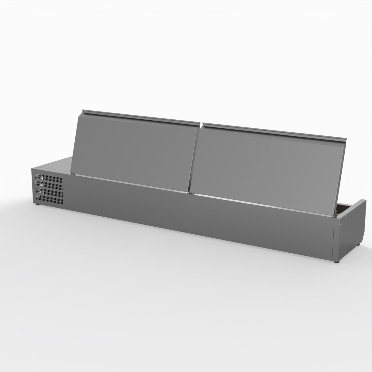 FED-X Salad Bench With Stainless Steel Lids XVRX2000/380S