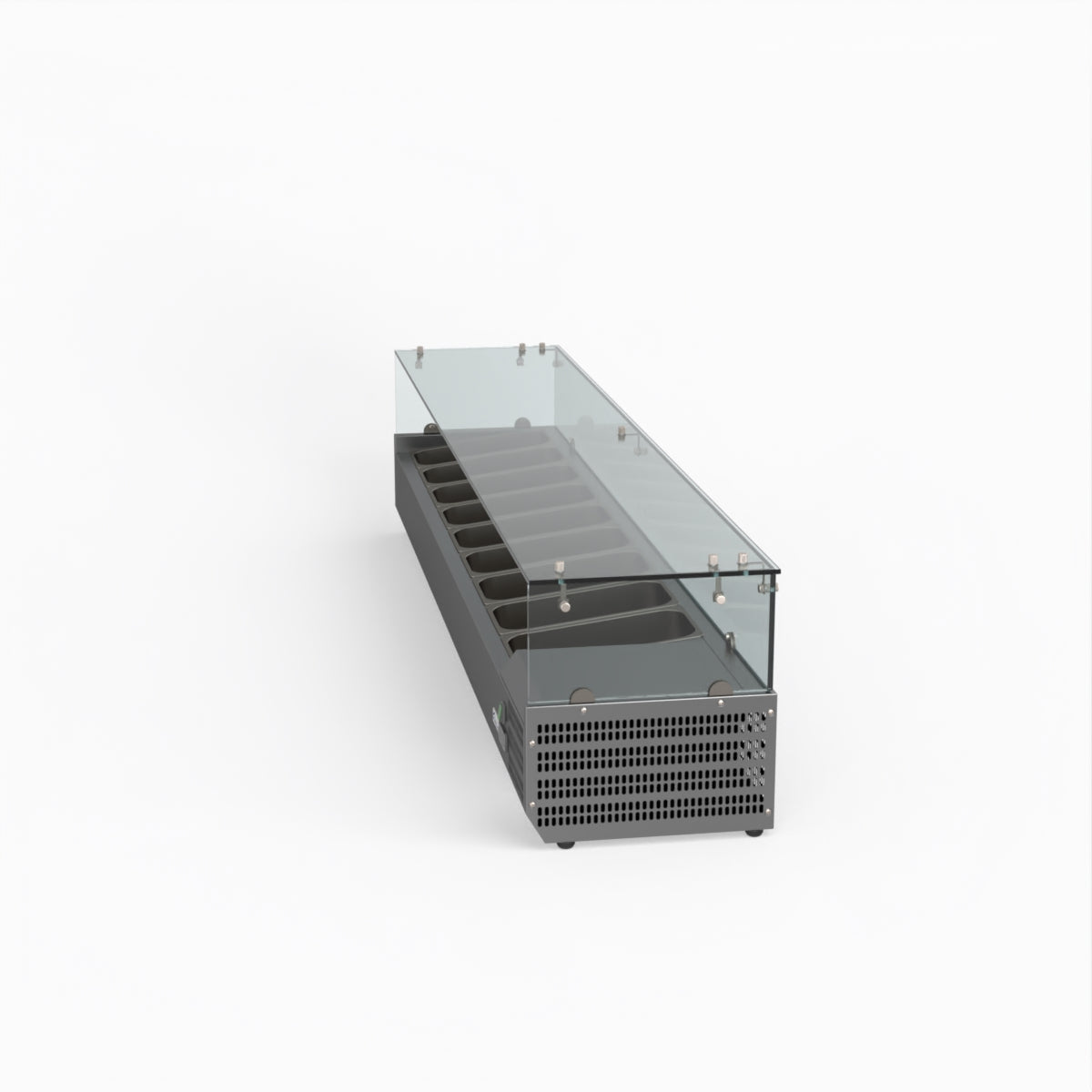 FED-X Flat Glass Salad Bench XVRX2000/380