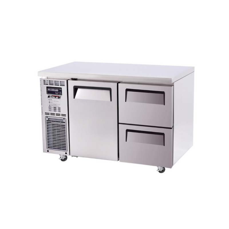 Turbo Air Undercounter 1 Door 2 Drawer Fridge