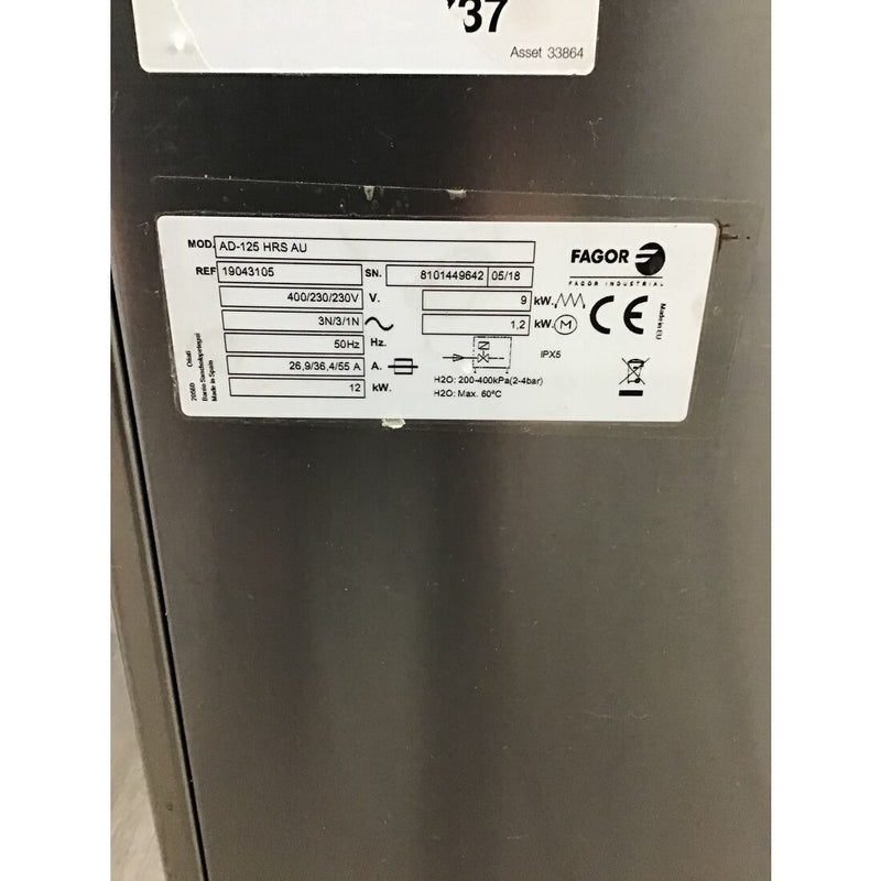 2NDs: FAGOR EVO-ADVANCE Pass-through Dishwasher AD-125HRS-VIC238
