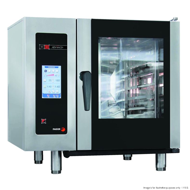 Ex-Showroom: Fagor Advanced Plus Electric 6 Trays Touchscreen Control Combi Oven APE-061-QLD6