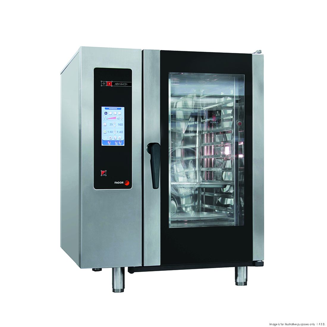 CLEARANCE - Fagor Advanced Plus Electric 10 Trays Combi Oven - APE-101-VIC987