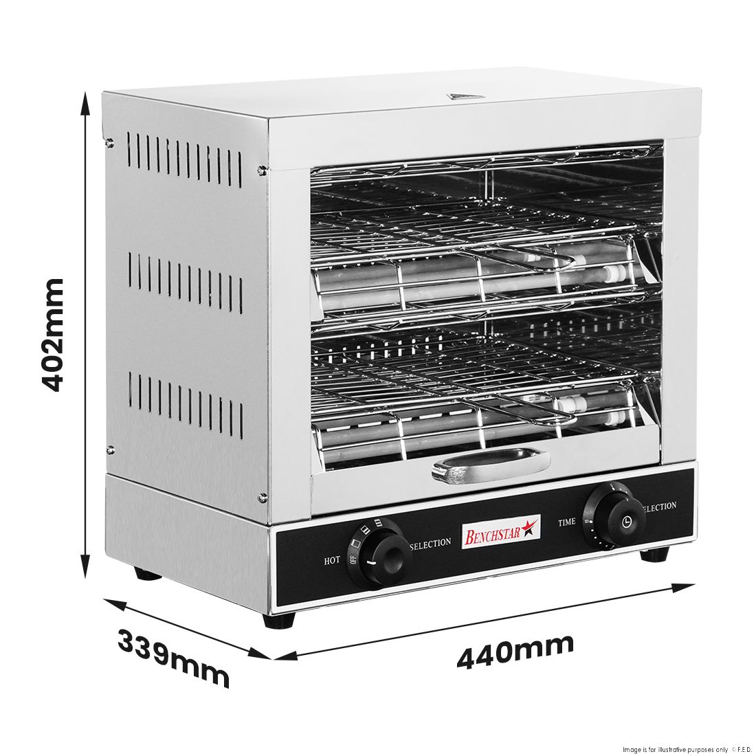 Benchstar Toaster / Griller / Salamander AT-360BE