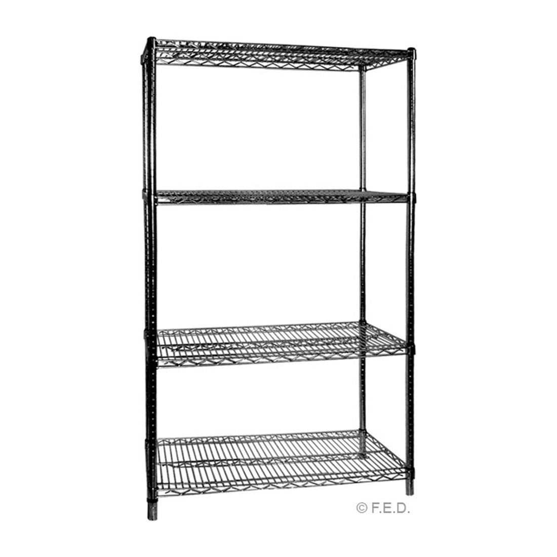 Modular Systems Four Tier Shelving