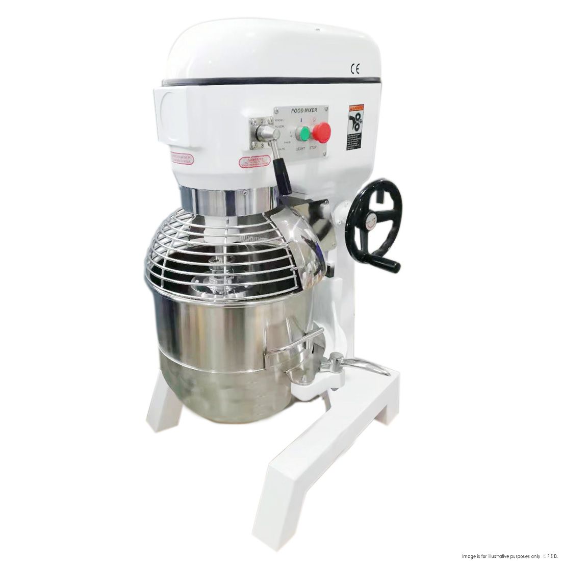 CLEARANCE - Yasaki 40 Litre Belt Drive Three Speed Mixer - B40KG-VIC929