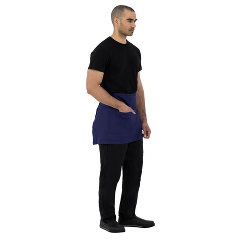 Southside Cotton Canvas Waist Apron Navy - BA118