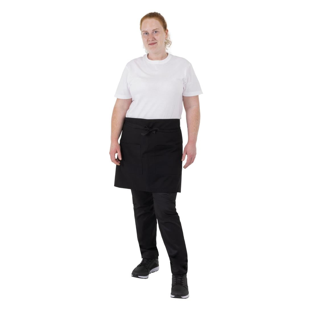 Southside Cotton Canvas Waist Apron Black - BA202