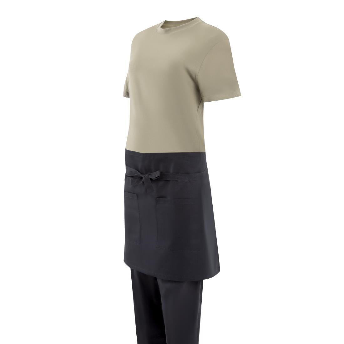 Southside Cotton Canvas Waist Apron Black - BA202