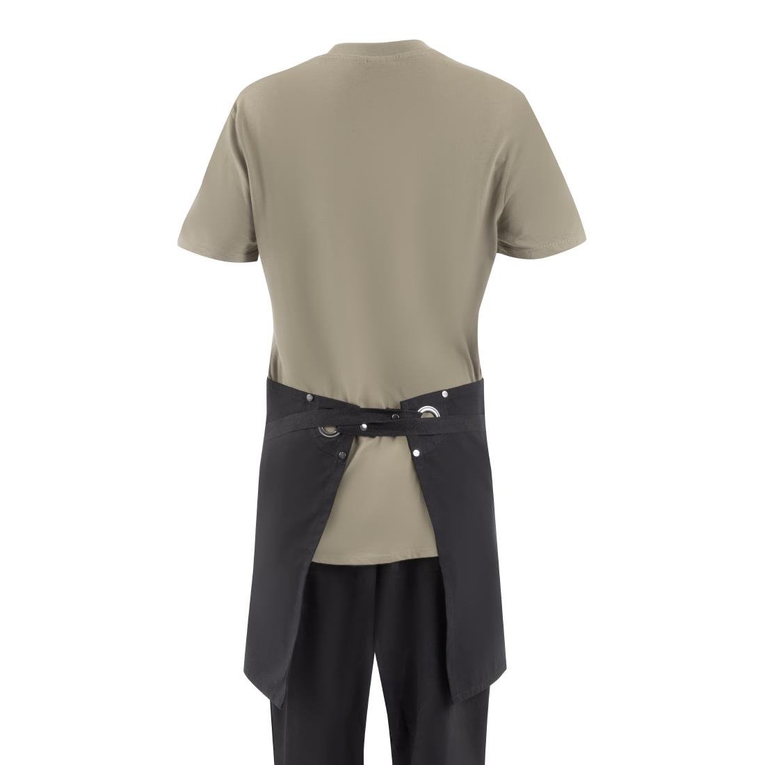 Southside Cotton Canvas Waist Apron Black - BA202