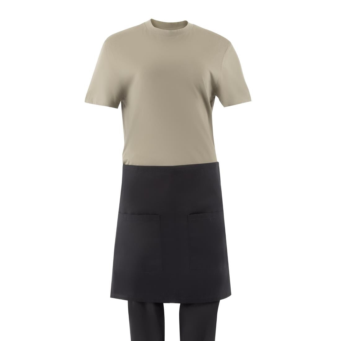Southside Cotton Canvas Waist Apron Black - BA202