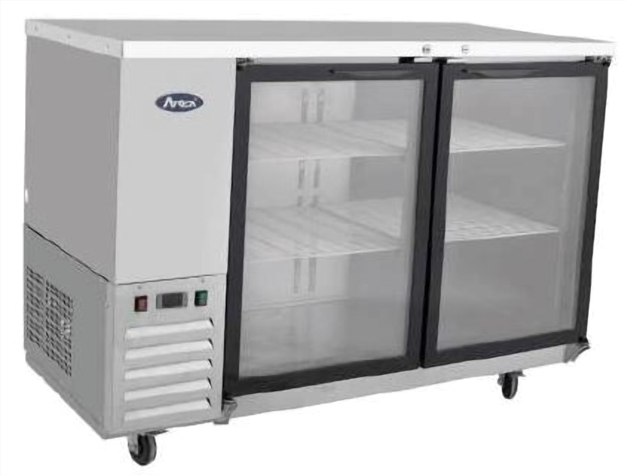 Atosa 1150 Atosa 2 Back Bar Glass Door Fridge - 1220mm Width