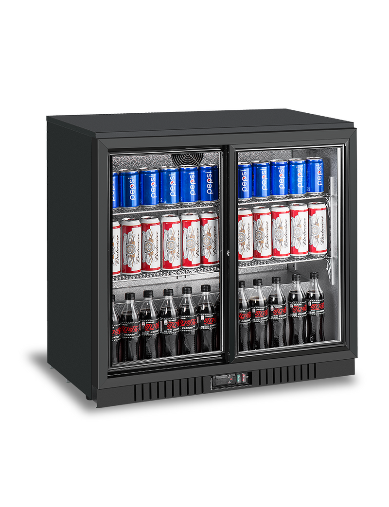 Atosa 2 Sliding Door Back Bar cooler