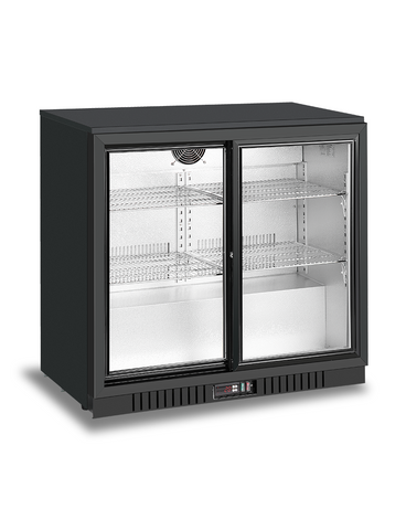 Atosa 2 Sliding Door Back Bar cooler