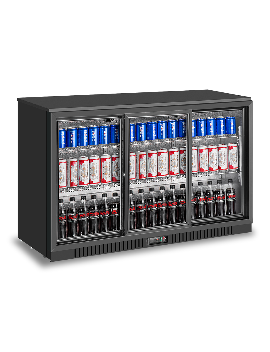 Atosa 3 Sliding Door Back Bar cooler