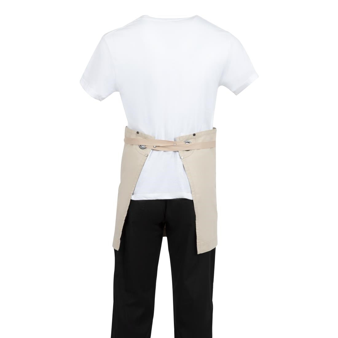 Southside Cotton Canvas Waist Apron Stone - BB688