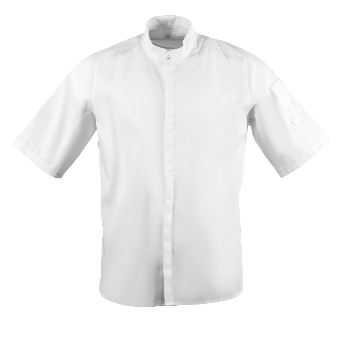 Southside Band Collar Chefs Jacket White Size XL - BB702-XL
