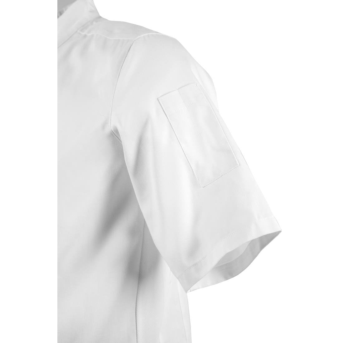 Southside Band Collar Chefs Jacket White Size XL - BB702-XL