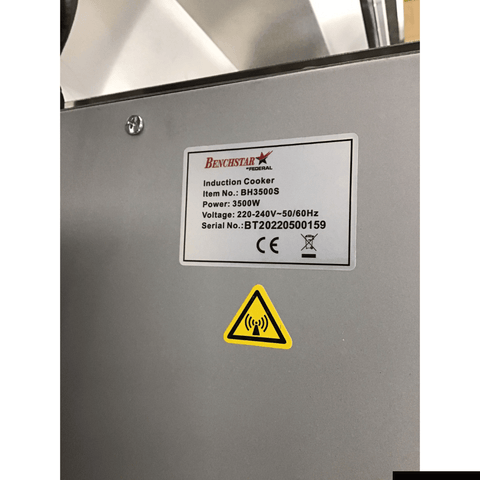 2NDs: Benchstar Commercial Schott Ceran Glass Hob Induction Plate BH3500S-VIC402