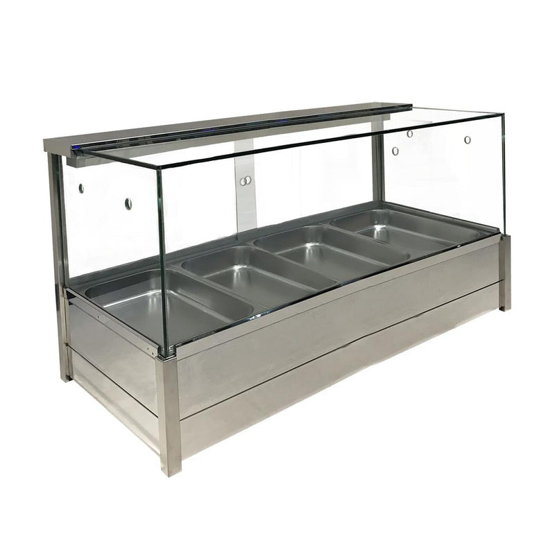 2NDs: Bonvue Heated Wet 8 x 1/2 Pan Bain Marie Square Countertop Display BM14SD-VIC418