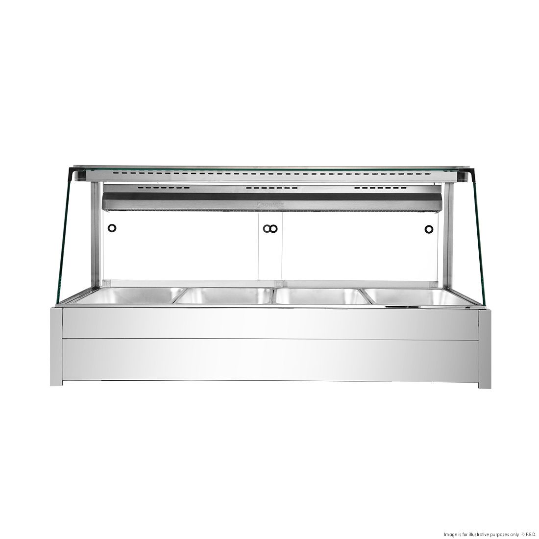 Bonvue Angled Countertop Wet and Dry Bain Marie BM14TC