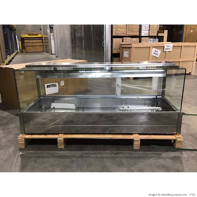 Ex-Showroom: Bonvue Square Countertop Wet and Dry Bain Marie - BM17SC-QLD253