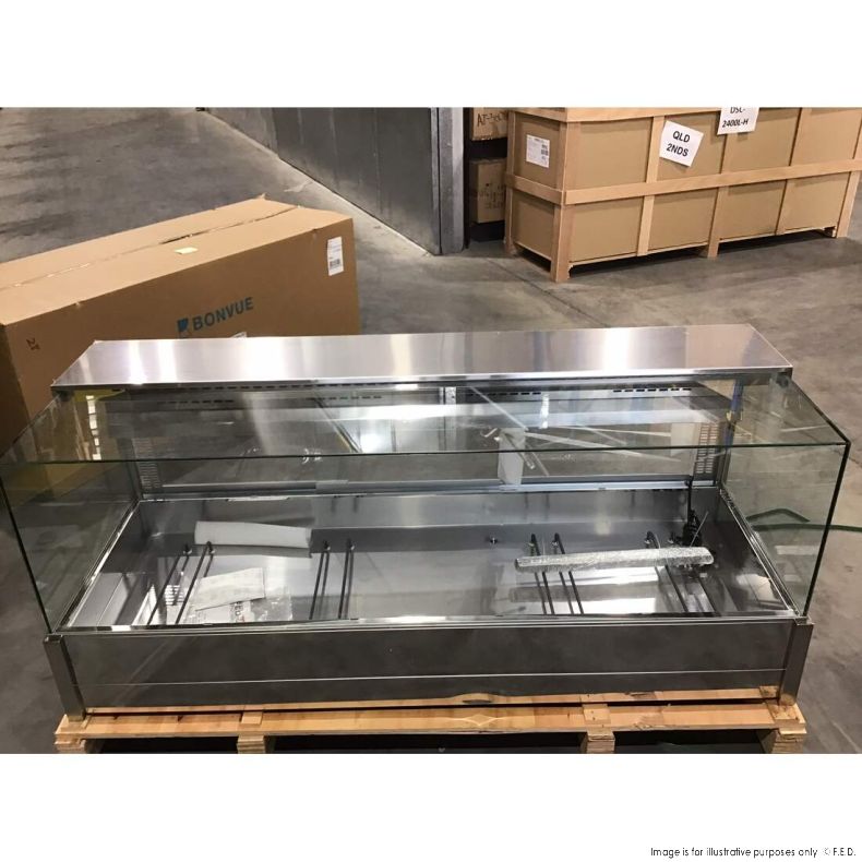 Ex-Showroom: Bonvue Square Countertop Wet and Dry Bain Marie - BM17SC-QLD253