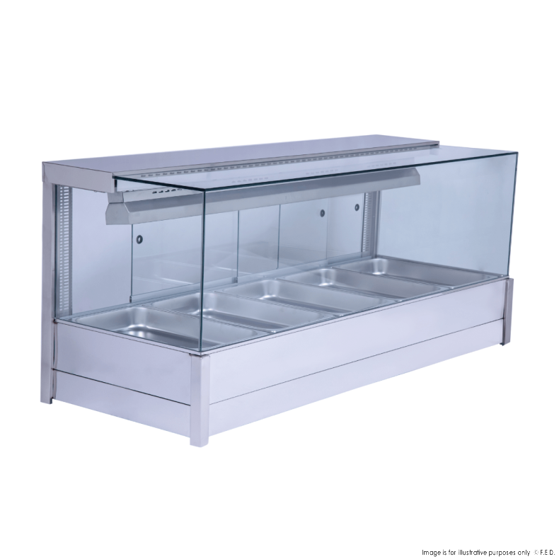 Ex-Showroom: Bonvue Square Countertop Wet and Dry Bain Marie - BM17SC-QLD253