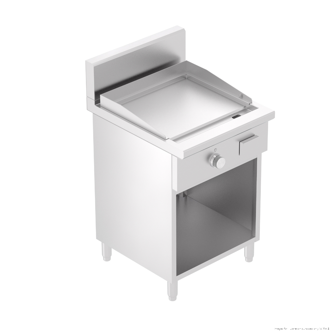Brenner Volt 800 Series 600mm Induction Griddle with Undershelf - BREE8-600GP