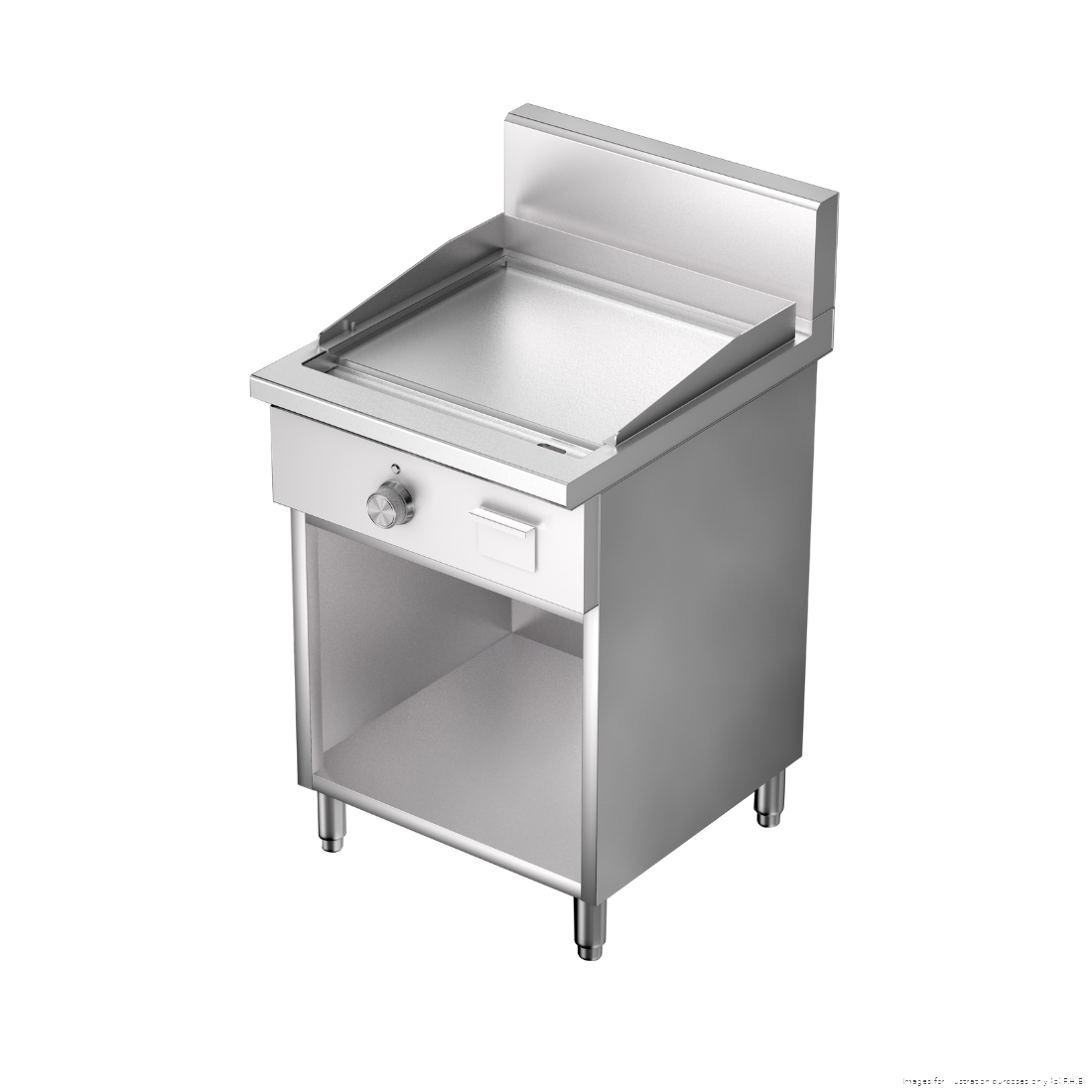 Brenner Volt 800 Series 600mm Induction Griddle with Undershelf - BREE8-600GP