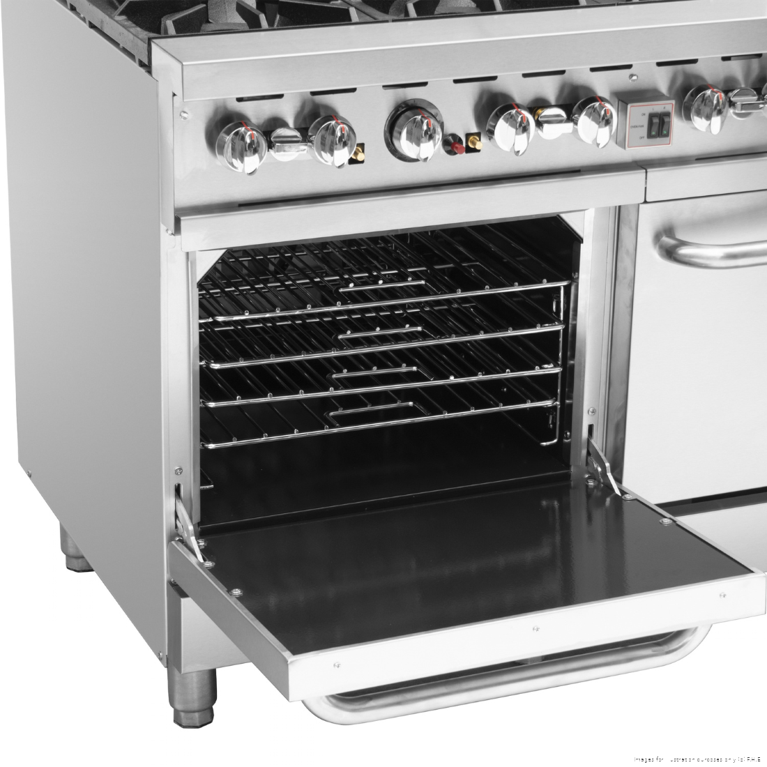 Brenner Forge 800 Series 8 Burner Gas Range with double Fan Forced Oven NG - BREG8RO-1200N