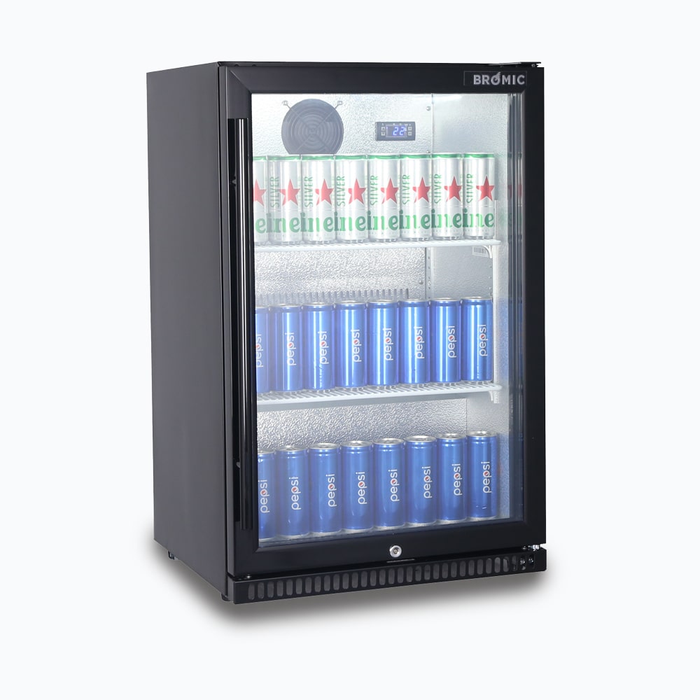 Bromic Back Bar Fridge 118L Hinged Door BB0120GD-NR