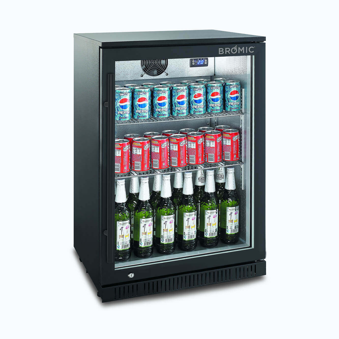 Bromic Back Bar Fridge 118L Hinged Door BB0120GD-NR