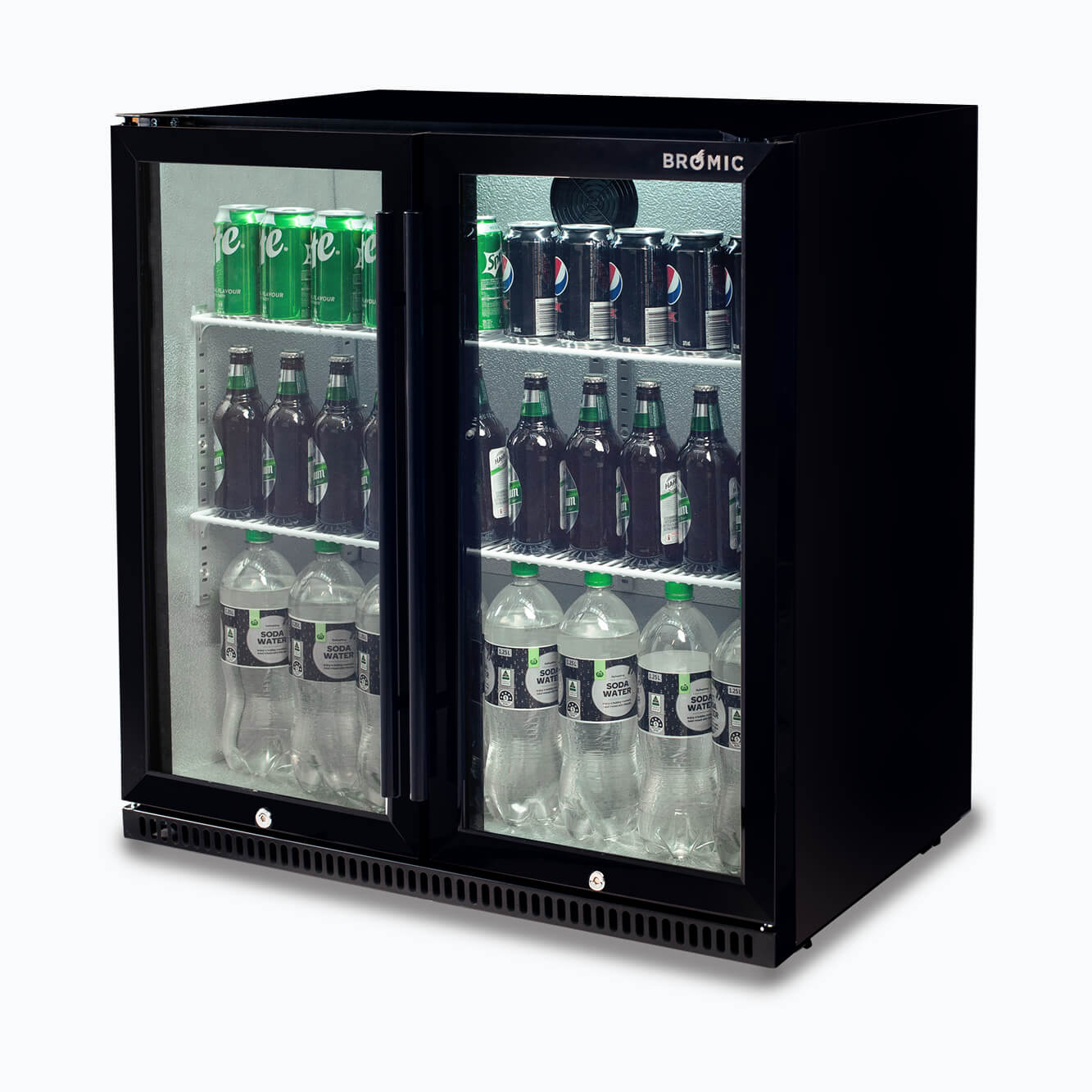 Bromic Back Bar Fridge 190L (Hinged Door) BB0200GD-NR