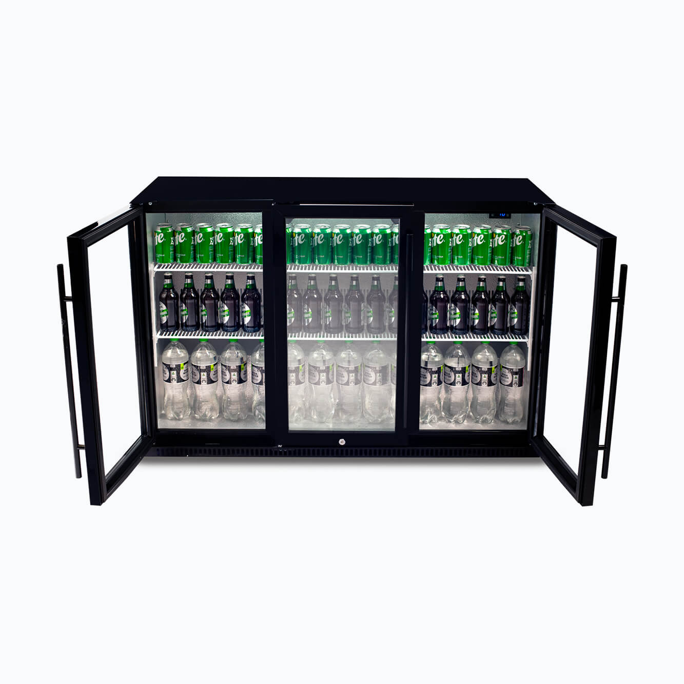 Bromic Back Bar Fridge - 307L - 3 Doors - Hinged BB0330GD-NR-1