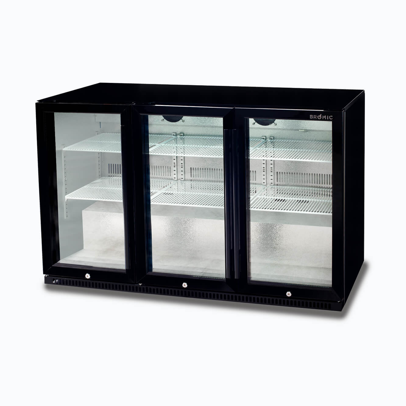 Bromic Back Bar Fridge - 307L - 3 Doors - Hinged BB0330GD-NR-1