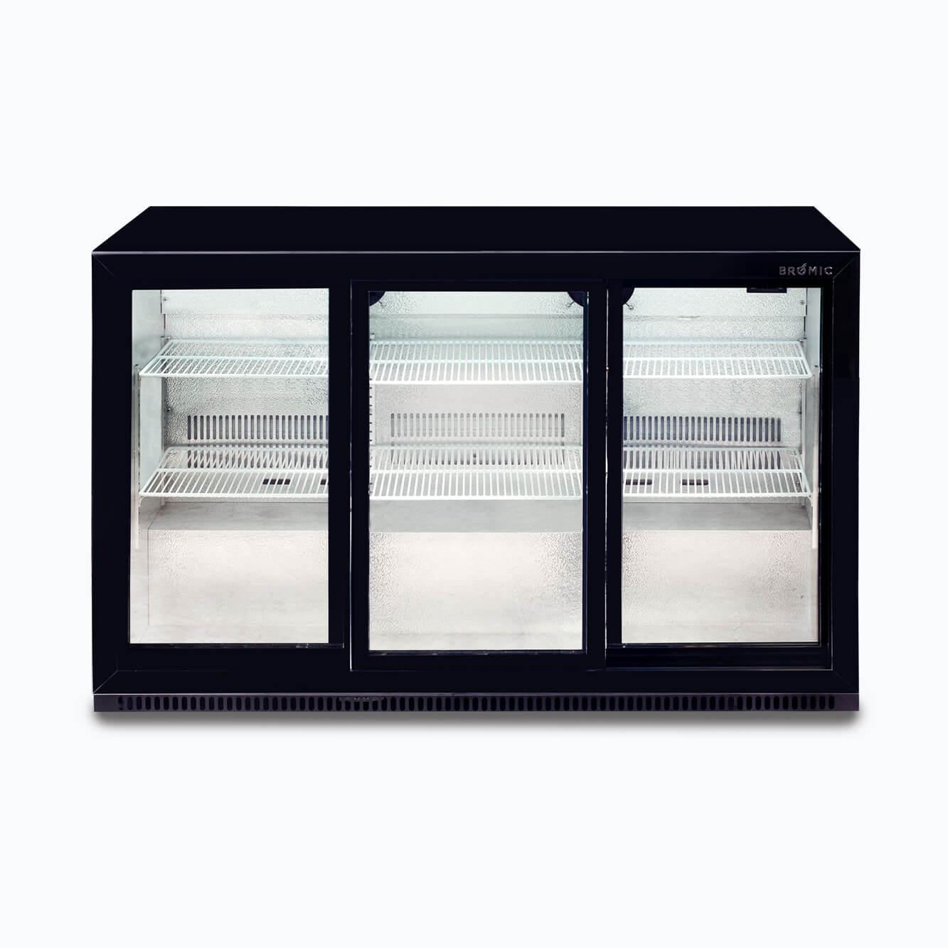 Bromic Back Bar Fridge - 307L - 3 Doors - Sliding BB0330GDS-NR-1