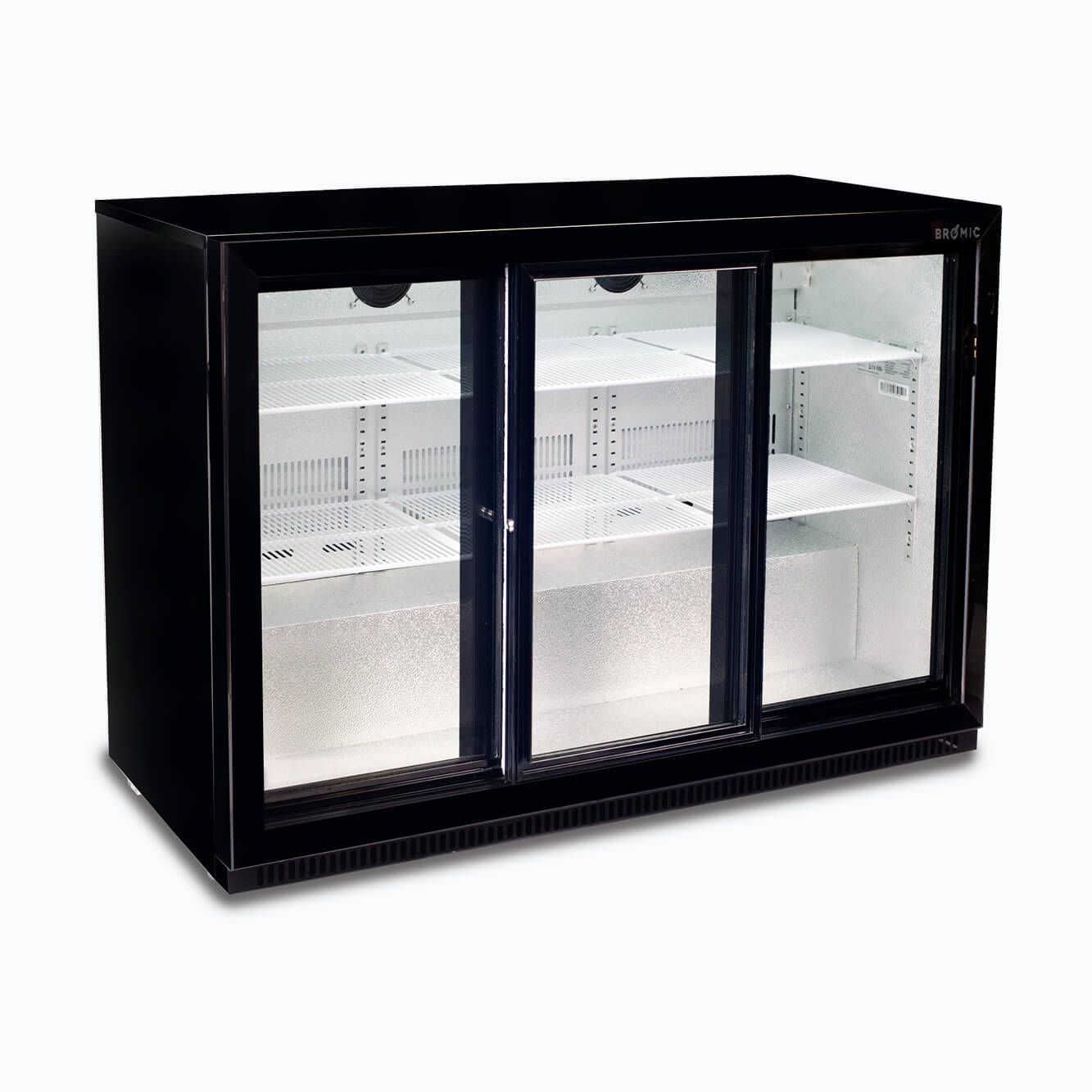 Bromic Back Bar Fridge - 307L - 3 Doors - Sliding BB0330GDS-NR-1