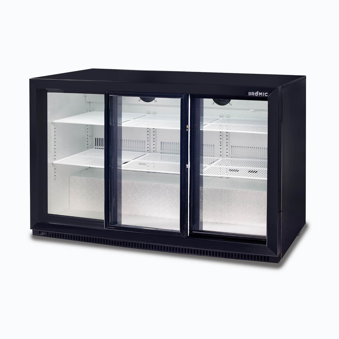 Bromic Back Bar Fridge - 307L - 3 Doors - Sliding BB0330GDS-NR-1