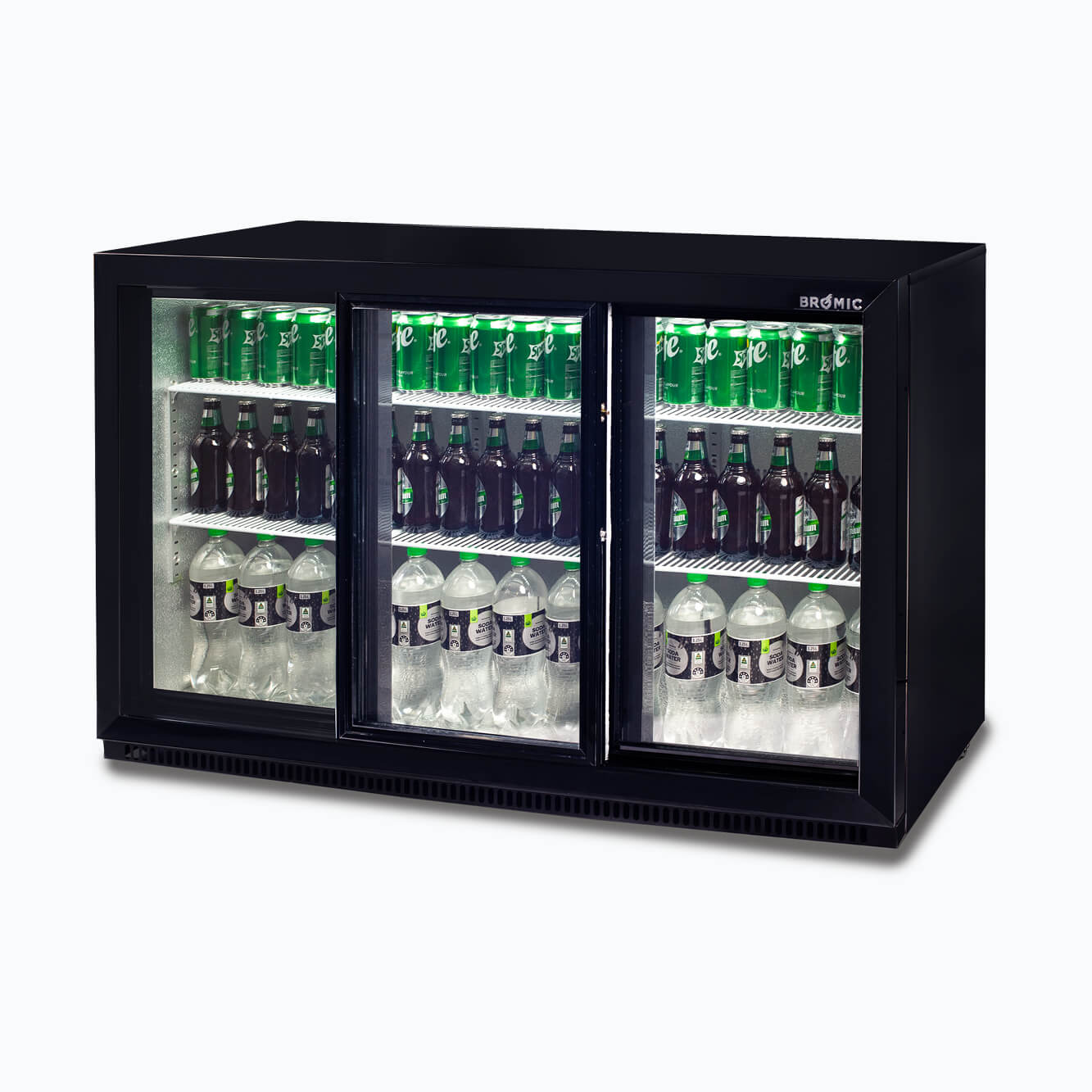 Bromic Back Bar Fridge 307L (Sliding Door) BB0330GDS-NR