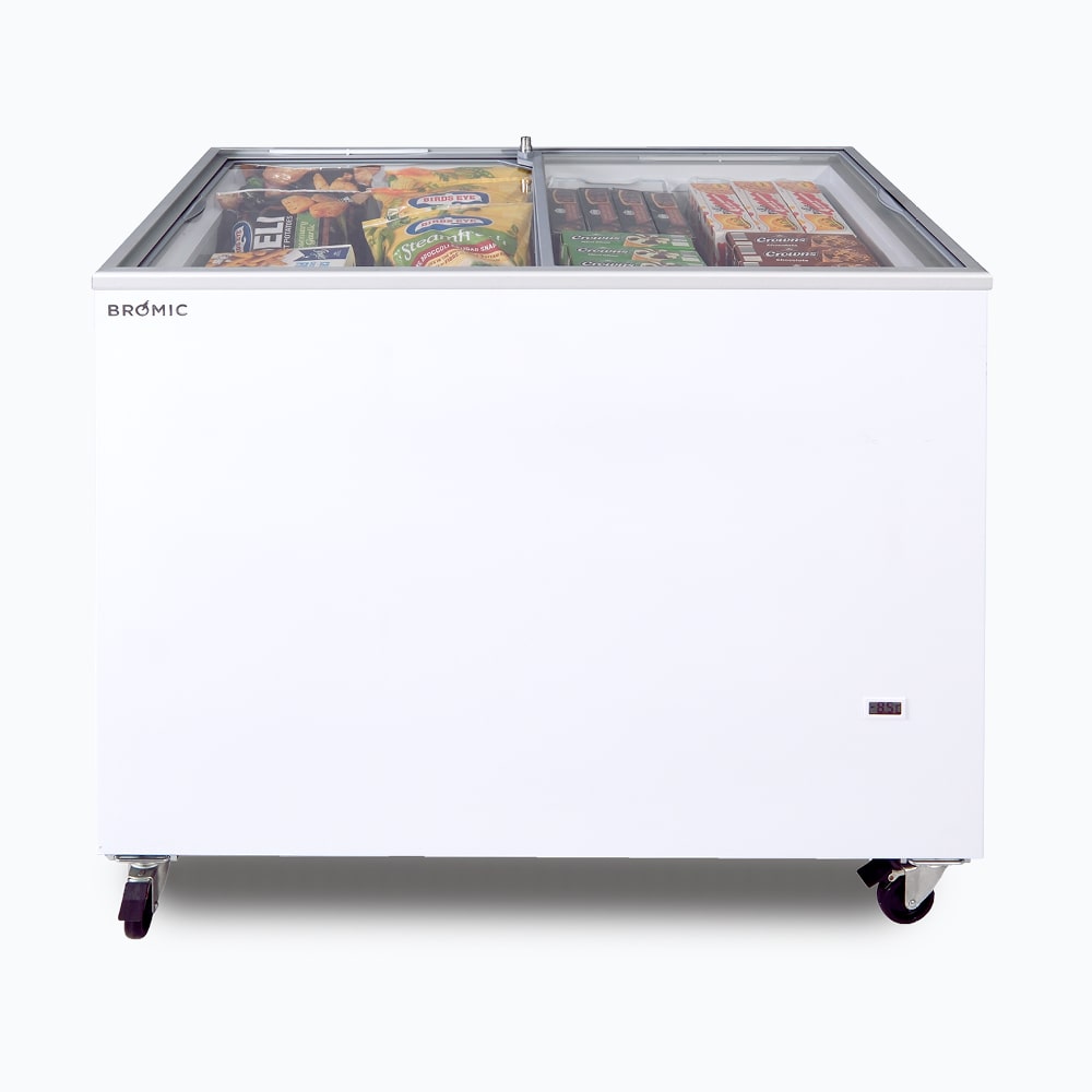 Bromic Display Chest Freezer Flat Glass Top 296L CF0300FTFG