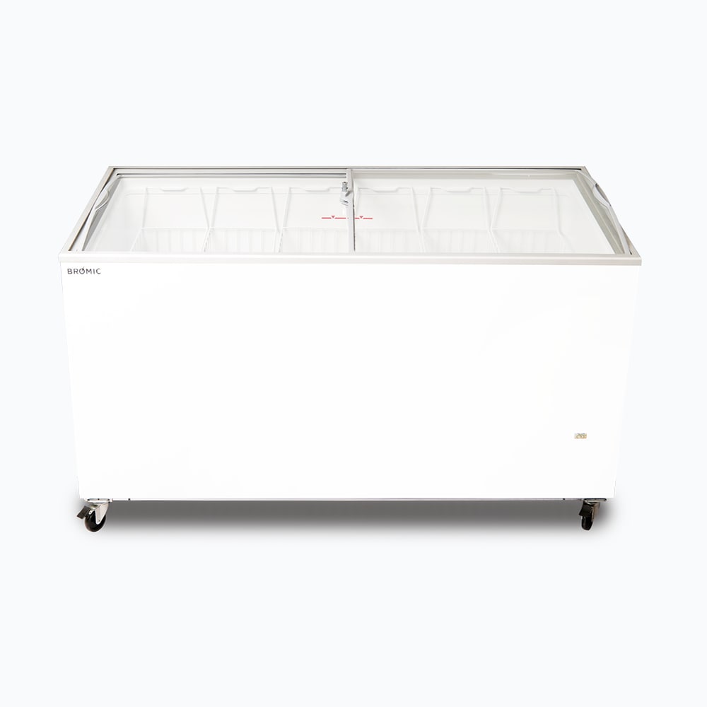 Bromic Display Chest Freezer Angled Glass Top 427L CF0500ATCG