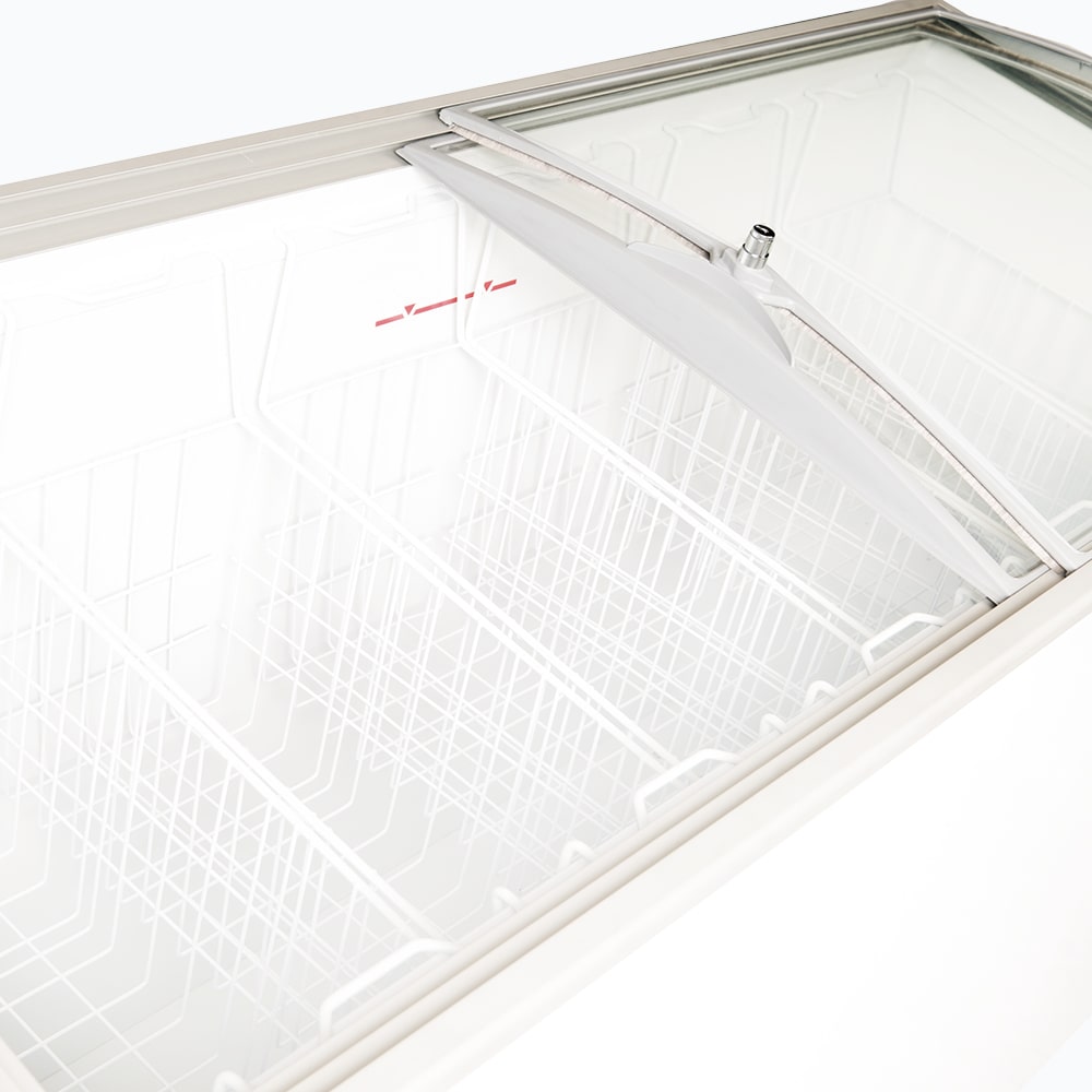 Bromic Display Chest Freezer Angled Glass Top 427L CF0500ATCG