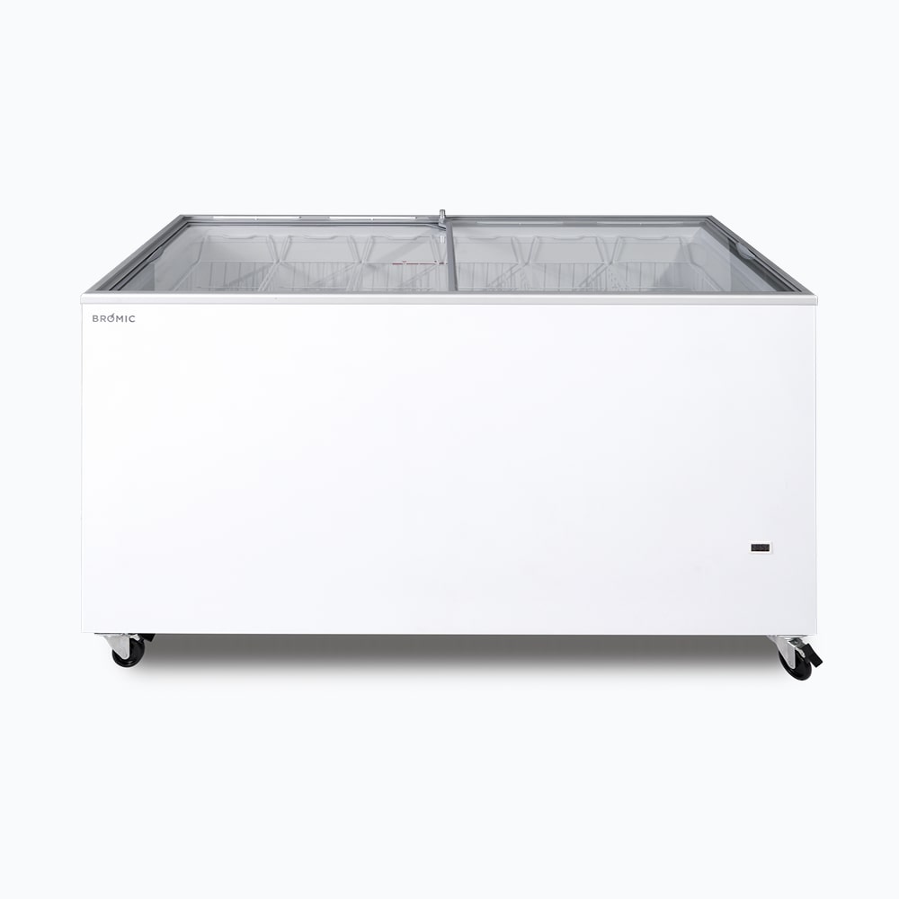 Bromic Display Chest Freezer Flat Glass Top 491L CF0500FTFG