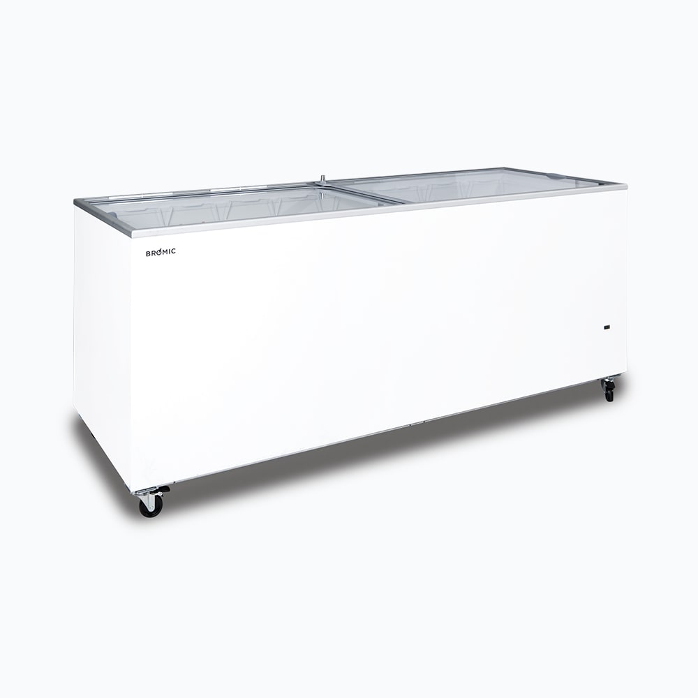 Bromic Display Chest Freezer Flat Glass Top 670L CF0700FTFG