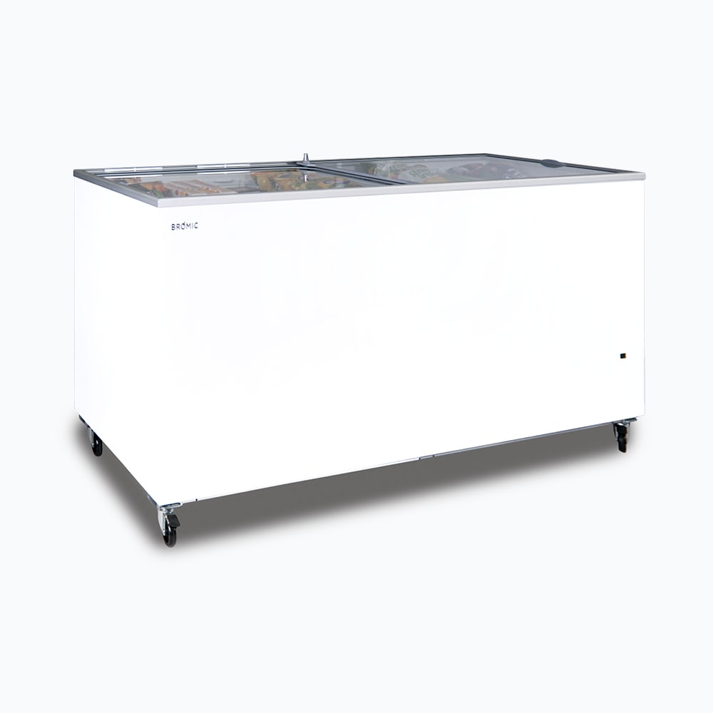 Bromic Display Chest Freezer Flat Glass Top 670L CF0700FTFG