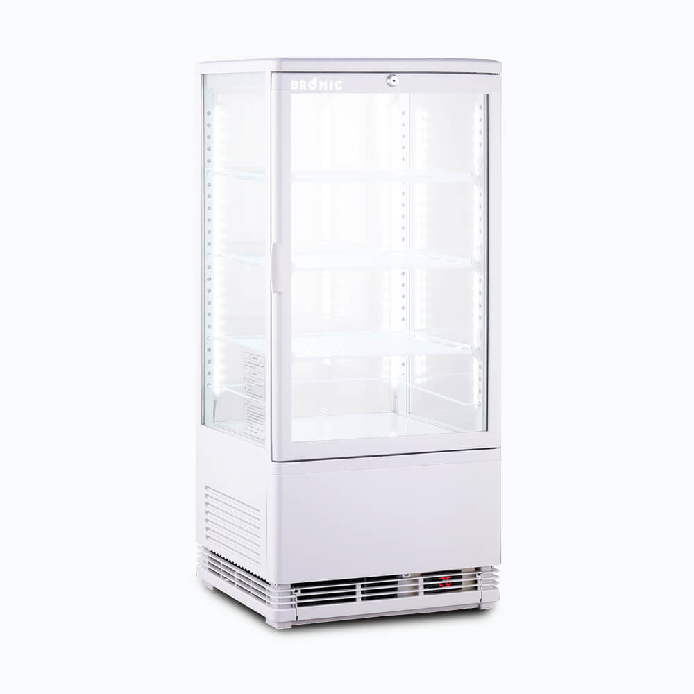 Bromic Countertop Beverage Fridge Flat Glass 78L LED CT0080G4W