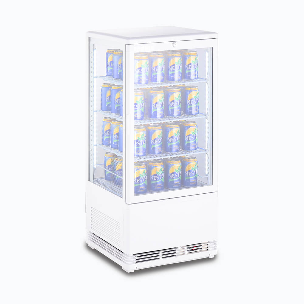 Bromic Countertop Beverage Fridge Flat Glass 78L LED CT0080G4W