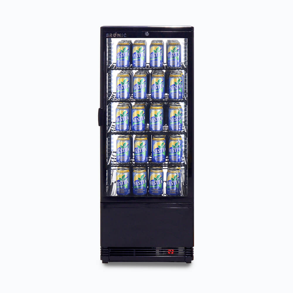 Bromic Countertop Beverage Fridge Flat Glass 98L LED CT0100G4B